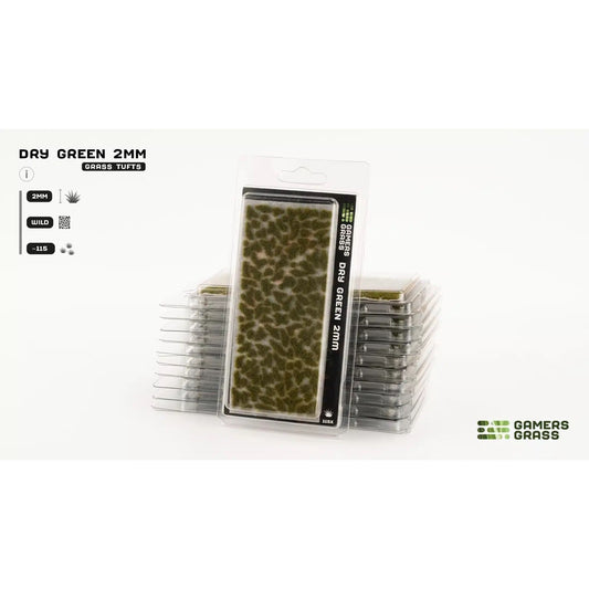 GAMER'S GRASS: DRY GREEN 2MM (WILD 115X)