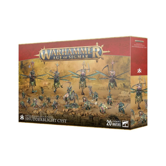 WARHAMMER AGE OF SIGMAR: MAGGOTKIN OF NURGLE BATTLEFORCE SHUDDERBLIGHT CYST