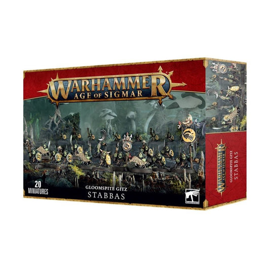 WARHAMME AGE OF SIGMAR: GLOOMSPITE GITZ STABBAS