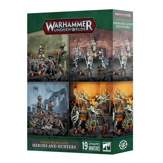 WARHAMMER AGE OF SIGMAR: UNDERWORLDS ORDER WARBANDS HEROES AND HUNTERS