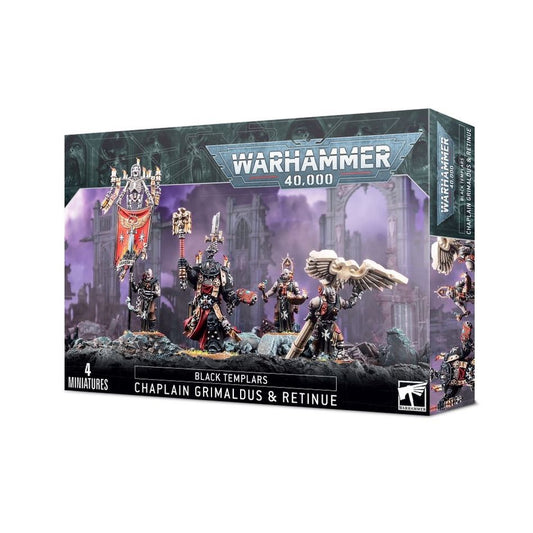 WARHAMMER 40K: BLACK TEMPLARS GRIMALDUS & RETINUE