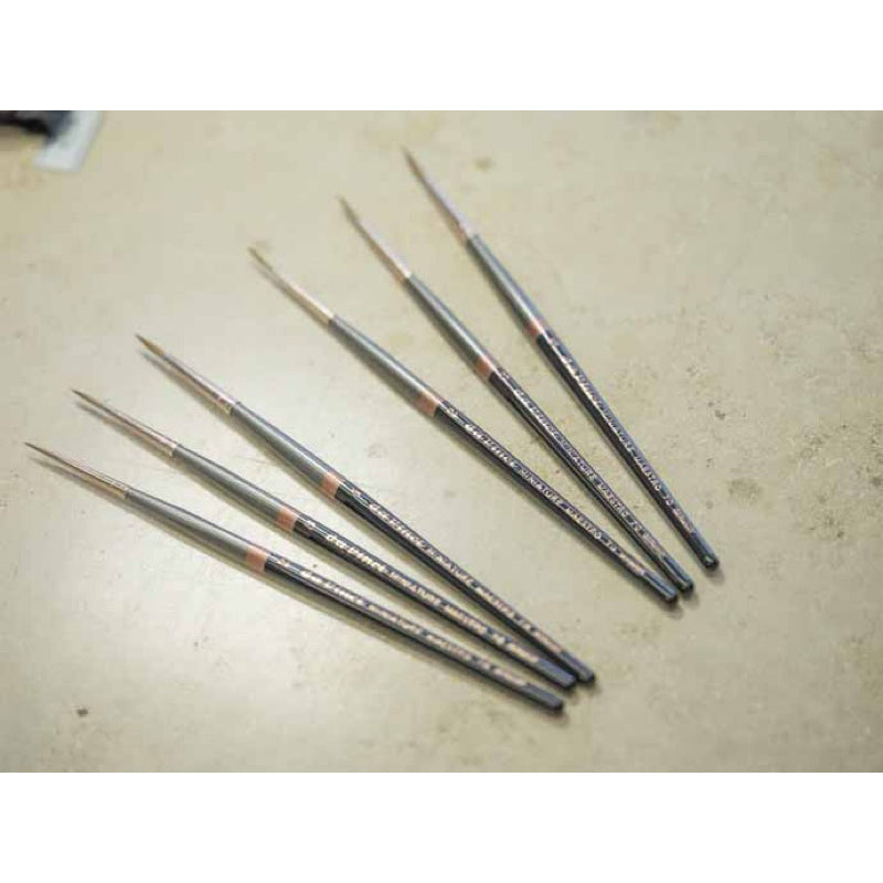 DA VINCI MINIATURE MAESTRO SERIES 70 ROUND, EXTRA LONG AND EXTRA POINTED KOLINSKY SABLE BRUSHES