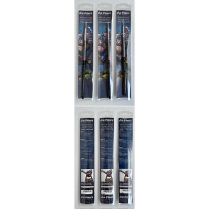 DA VINCI MINIATURE MAESTRO SERIES 76 ROUND, SHORT AND POINTED KOLINSKY SABLE BRUSHES