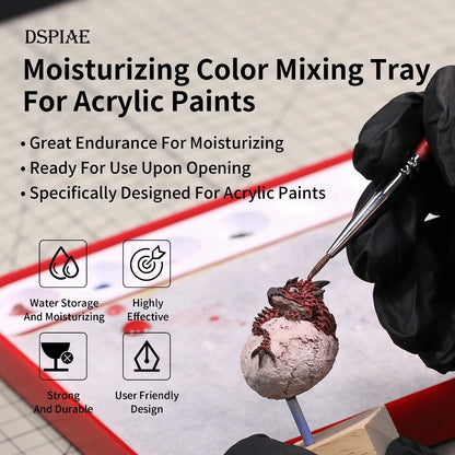 DSPIAE: MP PRO MOISTURIZING COLOR WET PALLETE FOR ACRYLIC PAINTS