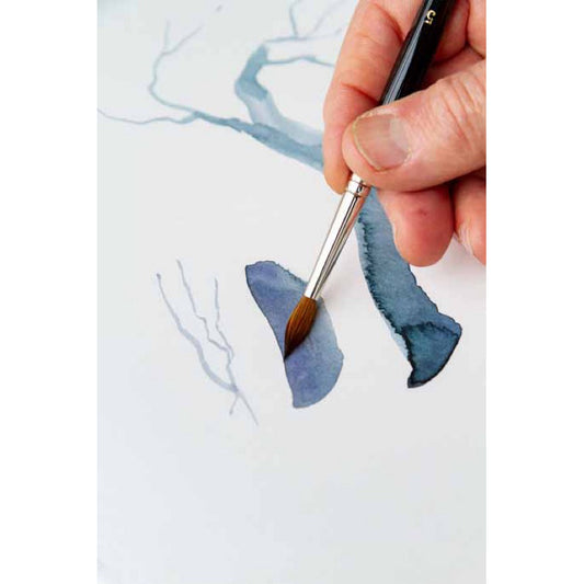 DA VINCI MAESTRO SERIES 35 EXTRA LONG AND POINTEDLY SHAPED SIBERIAN KOLINSKY SAVLE BRUSHES