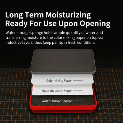 DSPIAE: MP PRO MOISTURIZING COLOR WET PALLETE FOR ACRYLIC PAINTS