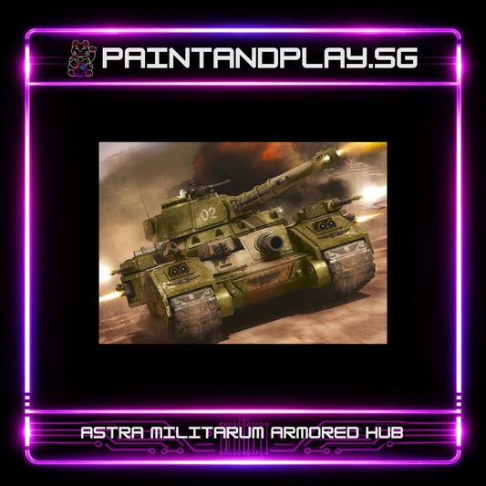 WARHAMMER 40K: ASTRA MILITARUM ARMORED DIVISION HUB - BANEBLADE, ROGAL DORN & TANKS