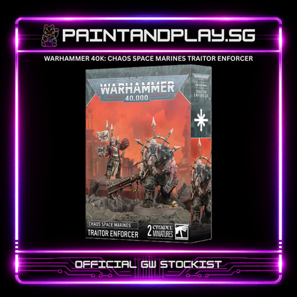 WARHAMMER 40K: CHAOS SPACE MARINES REBEL SQUAD & HEROES HUB - ABADDON, HURON & DEFILER