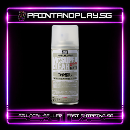 MR HOBBY: SURFACERS & TOP COATS SPRAYS