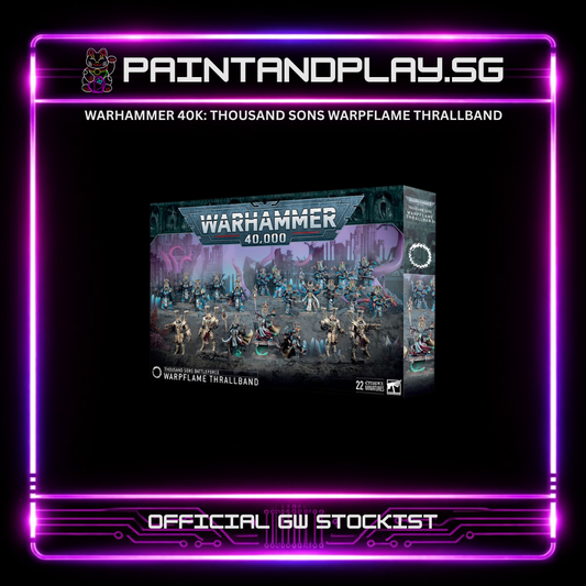 WARHAMMER 40K: THOUSAND SONS WARPFLAME THRALLBAND BOXED SET