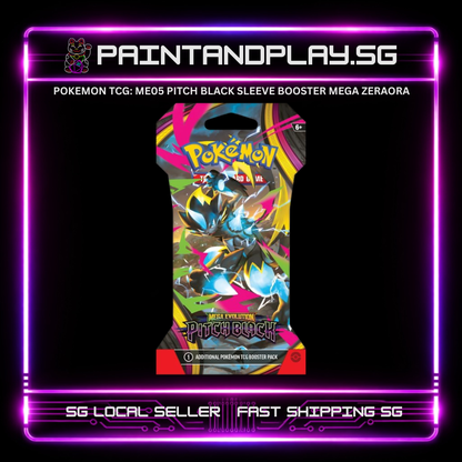POKEMON TCG: ME05 PITCH BLACK SLEEVED BOOSTER PACK